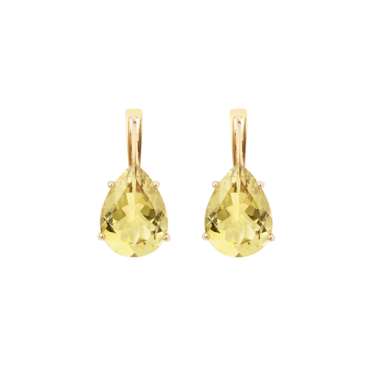 Single Crown Drops Lemon Topaz