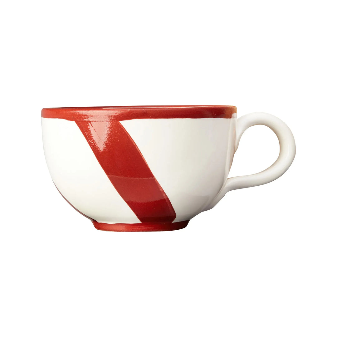 Red Wave Tea Cups (set of 2) - Arch - Ileana Makri store