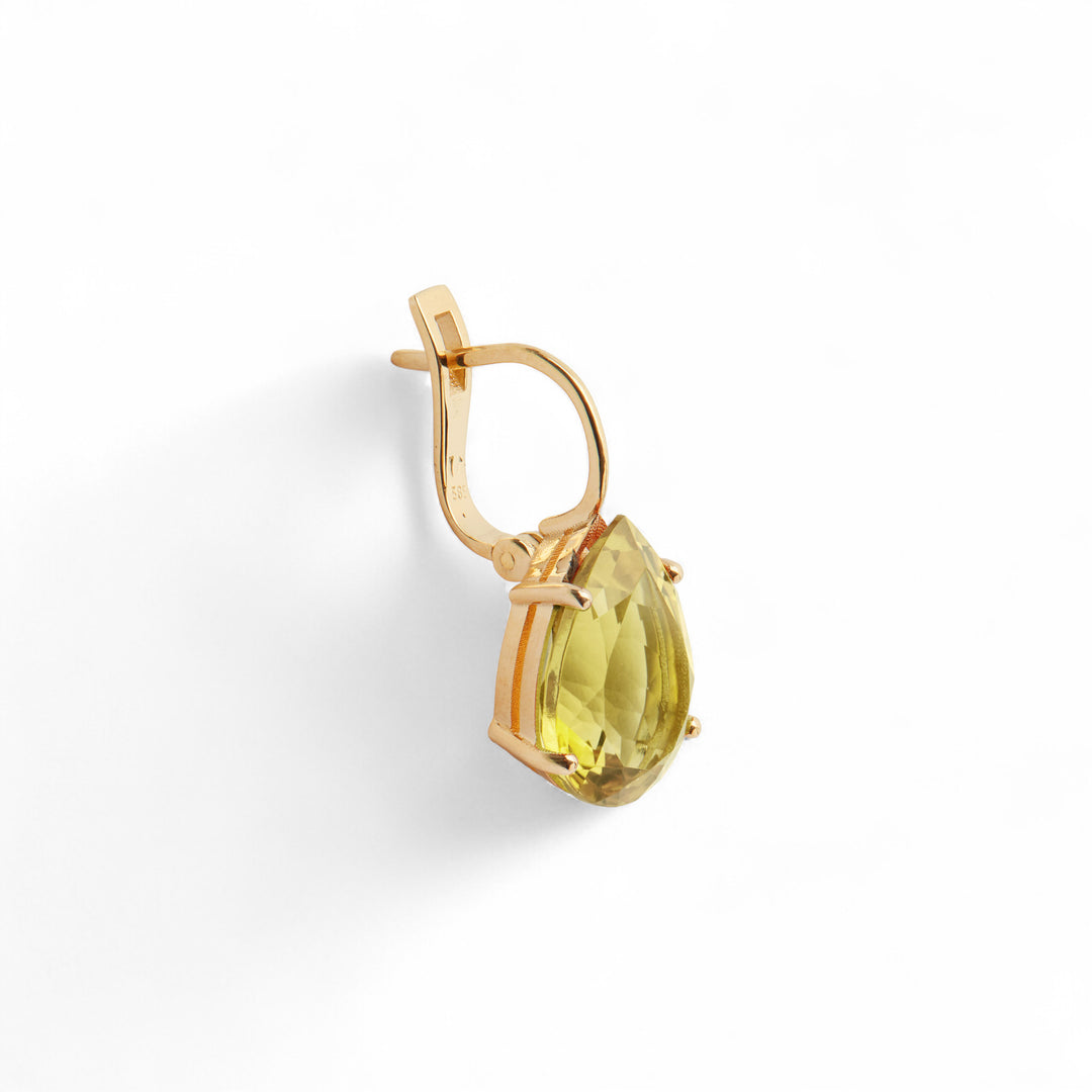 Single Crown Drops Lemon Topaz