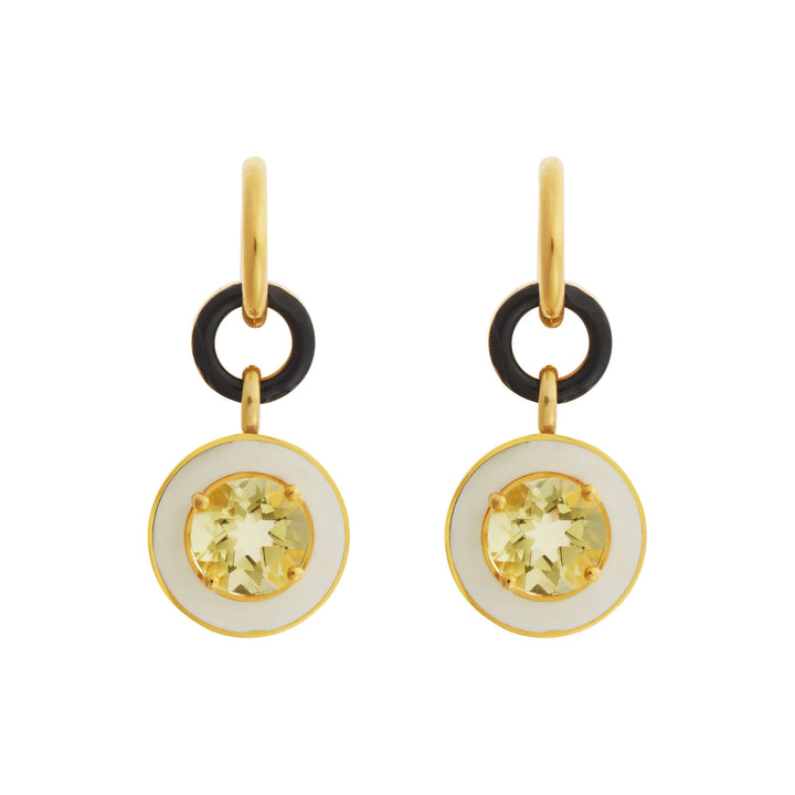 Rhythm Earrings Lemon Topaz