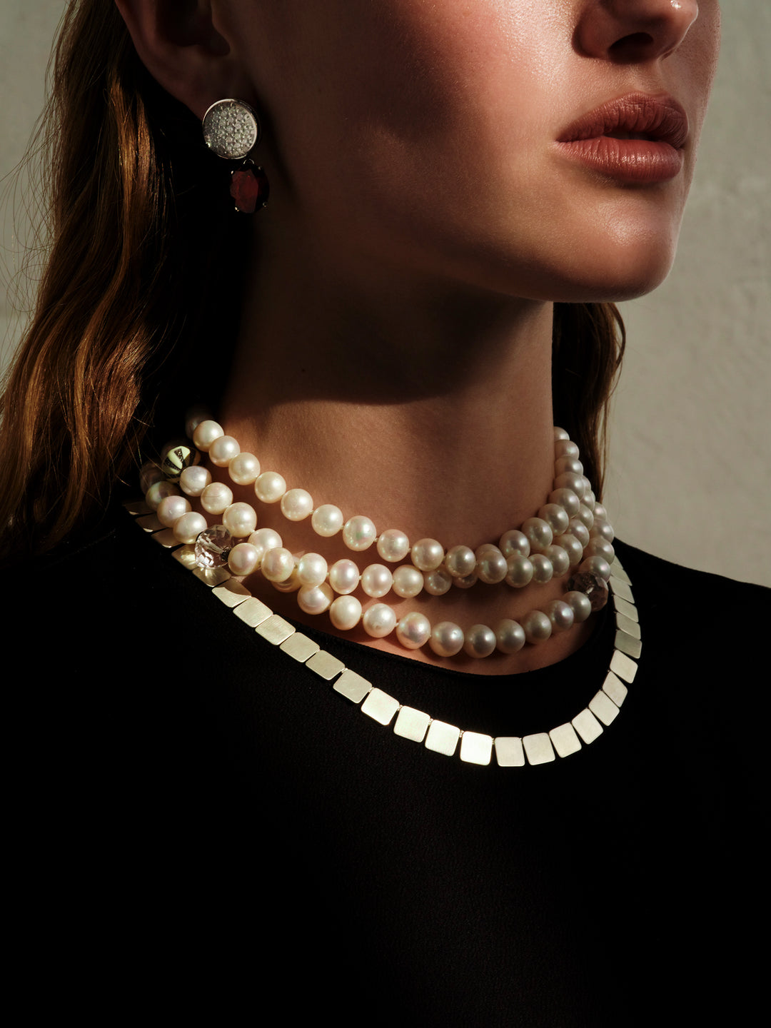 Crimson Light Earrings