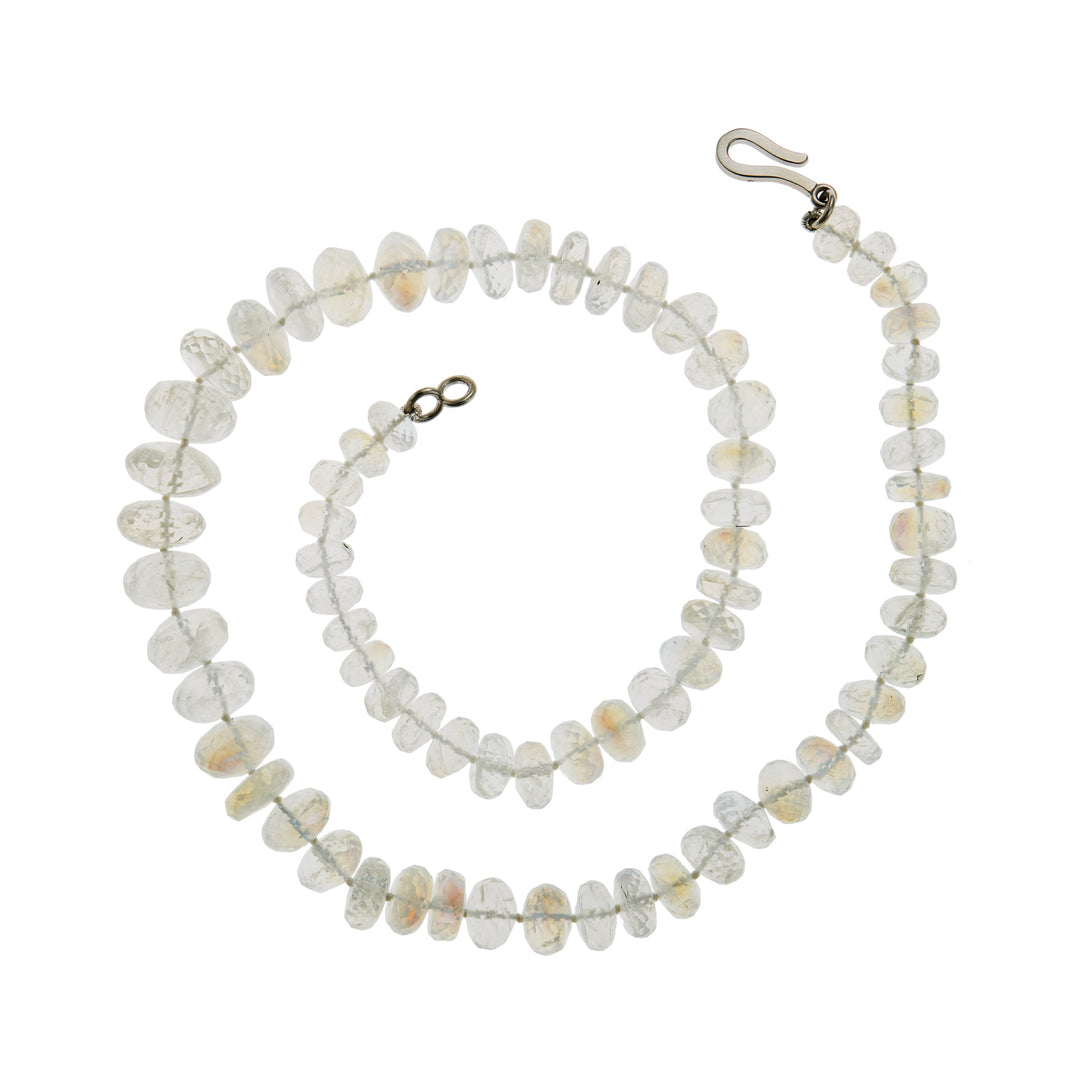 Rainbow Moonstone Glow Necklace 223 (45cm)