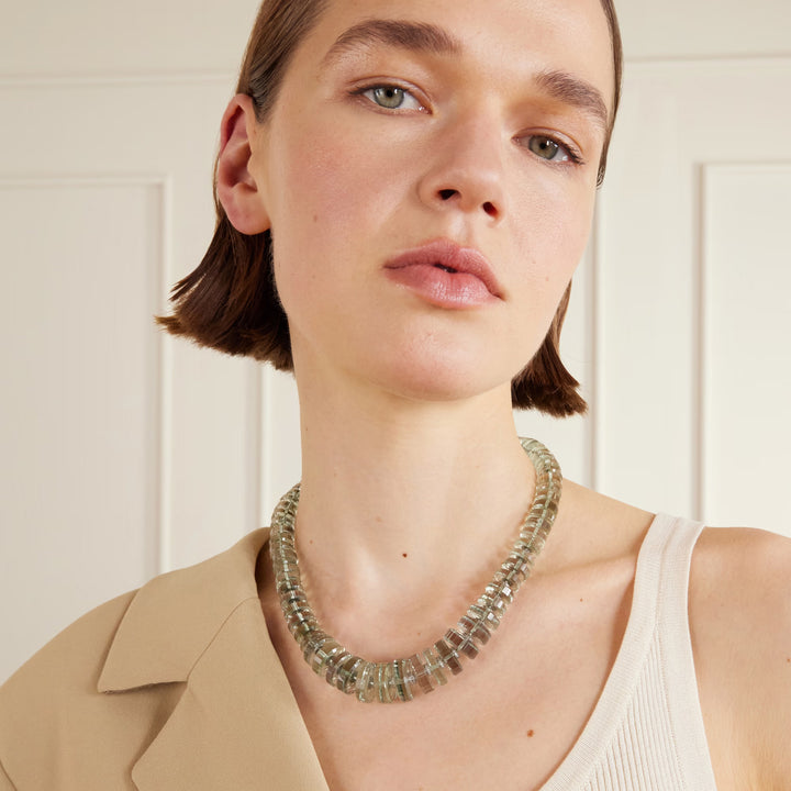 Aura Green Amethyst Necklace - Ileana Makri