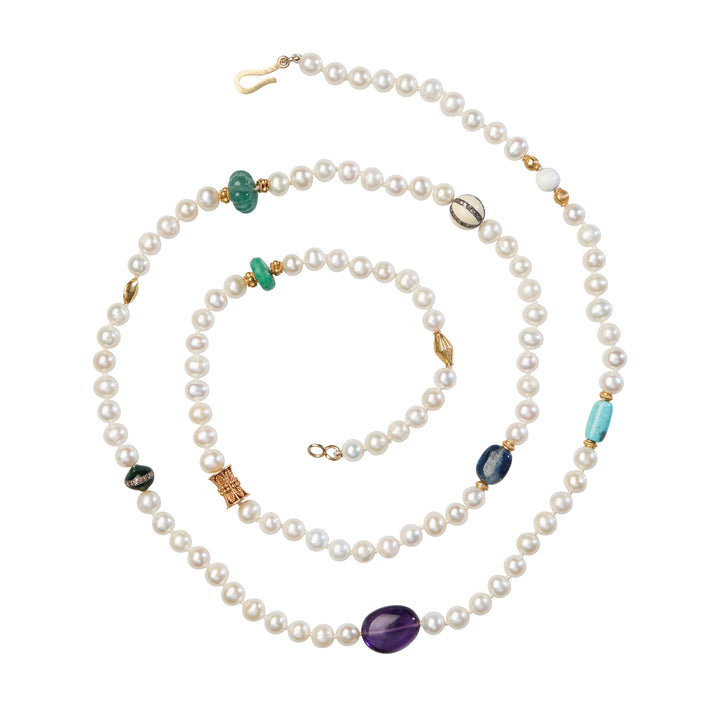 Globetrotter Pearl Necklace 17 (80cm)