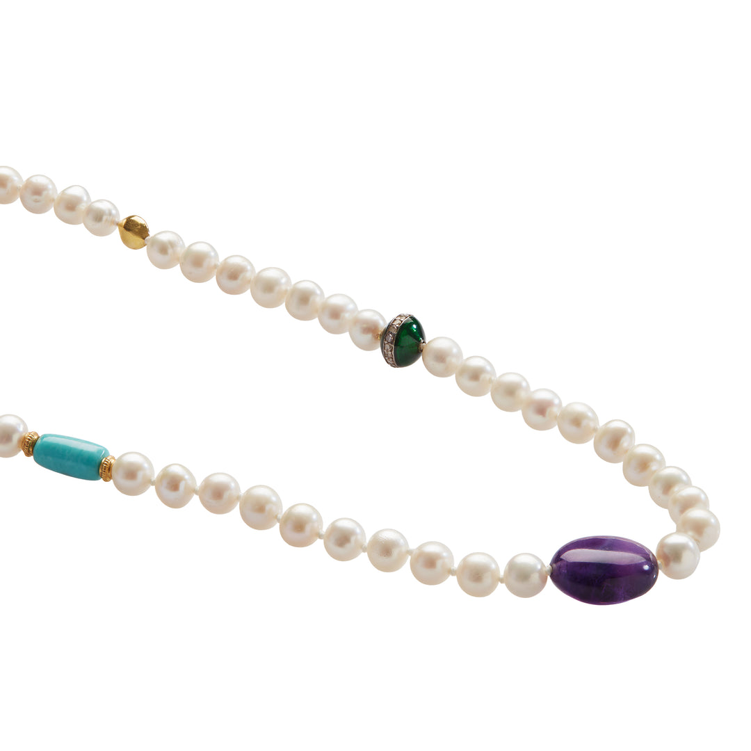 Globetrotter Pearl Necklace 17 (80cm)