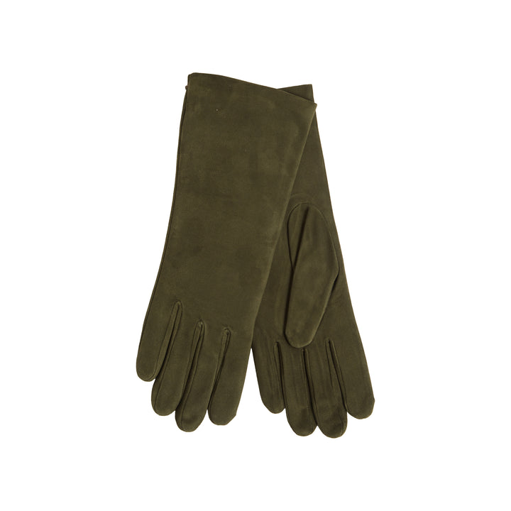 Christina Suede Gloves Olive