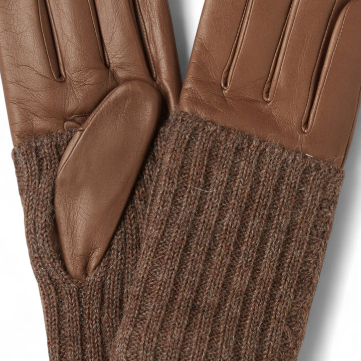 Polka Gloves Taupe