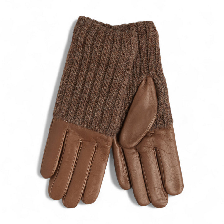 Polka Gloves Taupe