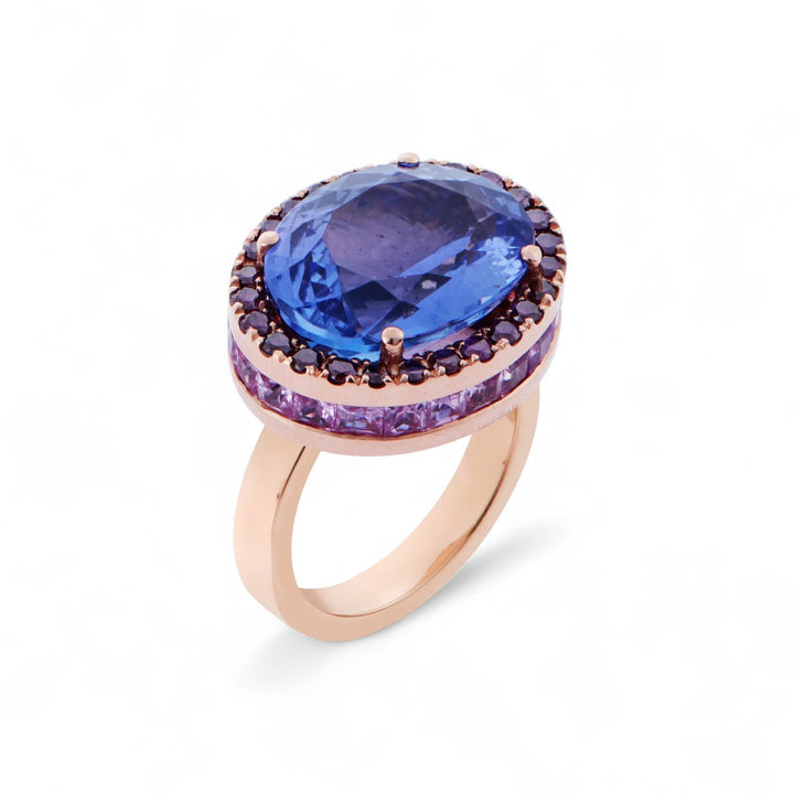 Tanzanite Blossom Ring