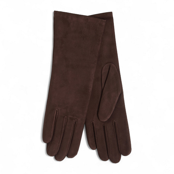 Christina Suede Gloves Mocha