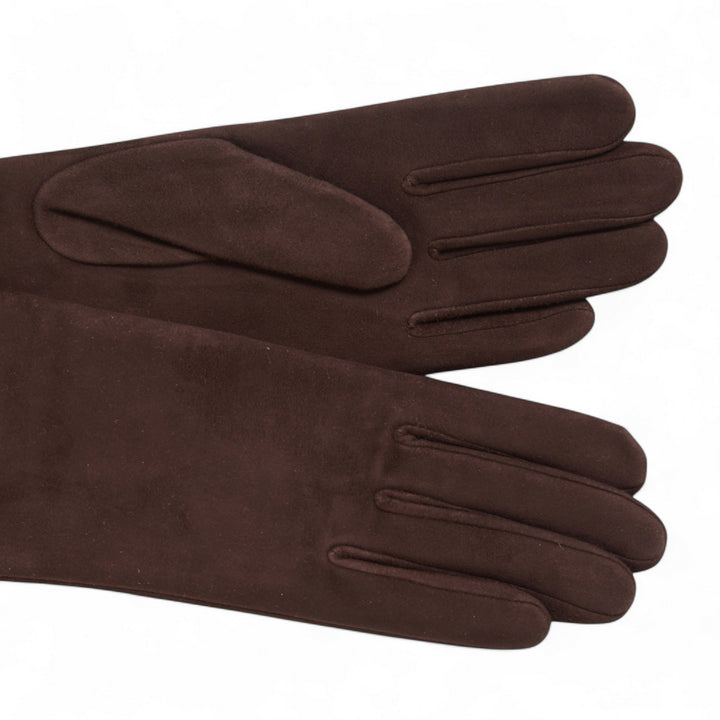 Christina Suede Gloves Mocha