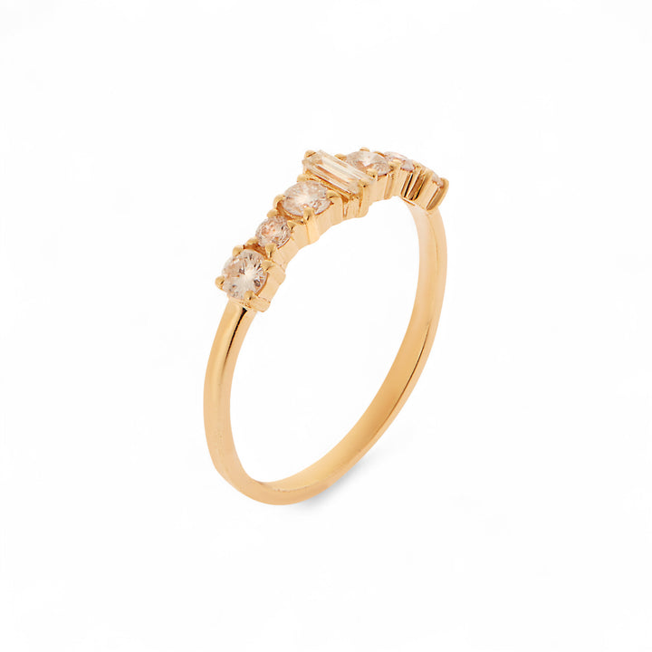 Rivulet Ring Champagne Diamond