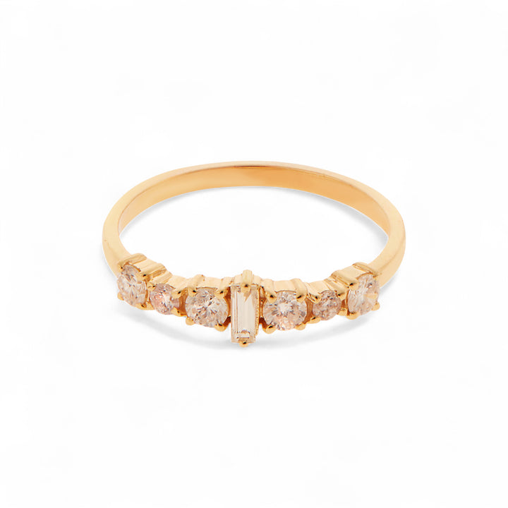 Rivulet Ring Champagne Diamond