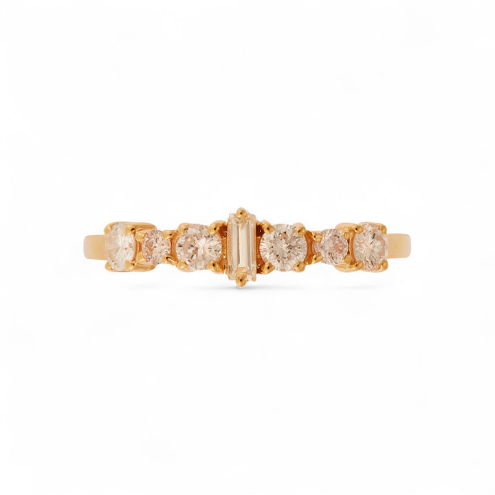 Rivulet Ring Champagne Diamond