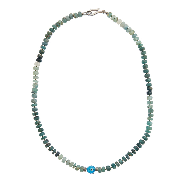 Blue Quartz Talisman Necklace 150 (42cm)
