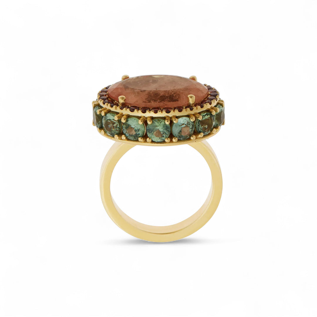 Morganite Twilight Ring