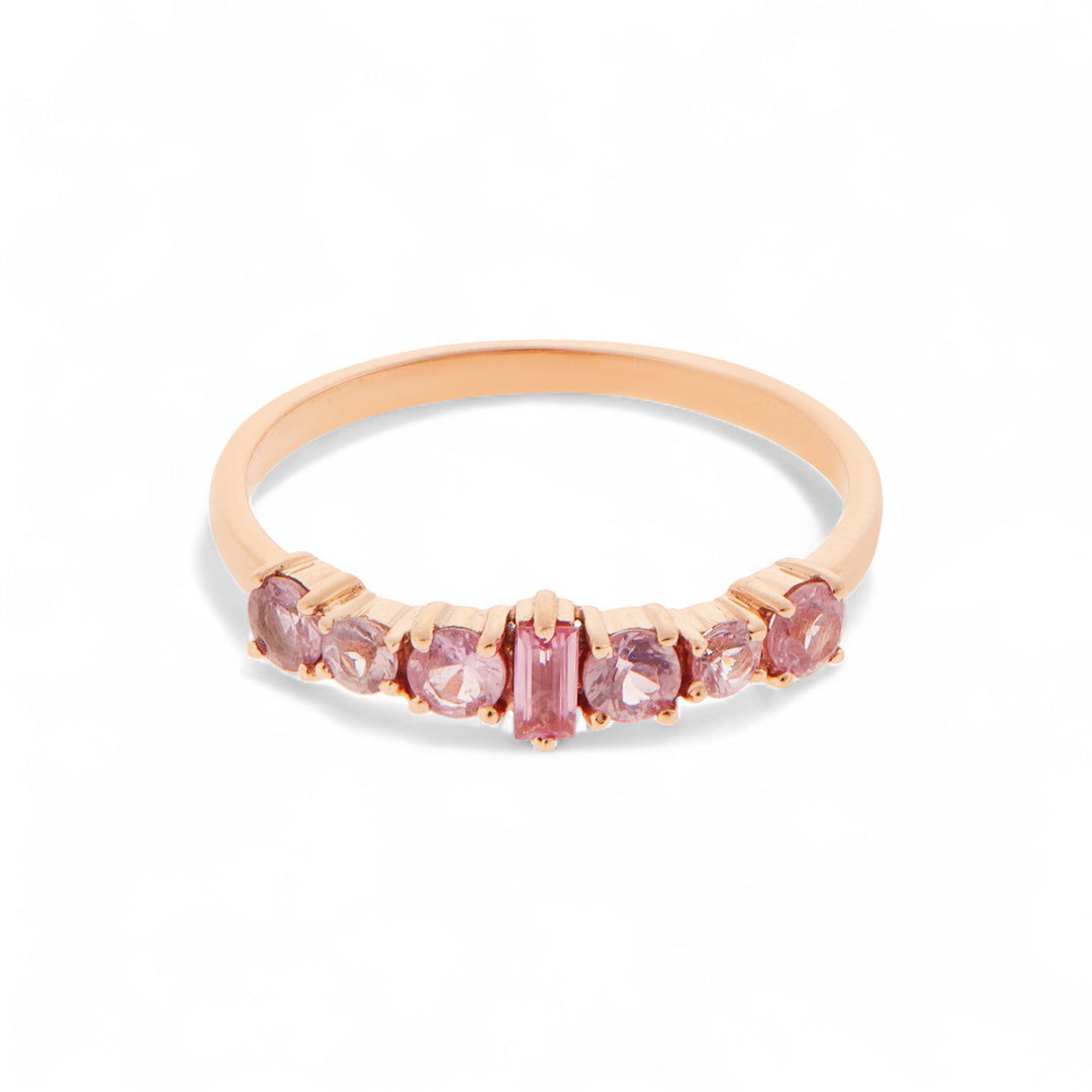 Rivulet Ring Pink Sapphire