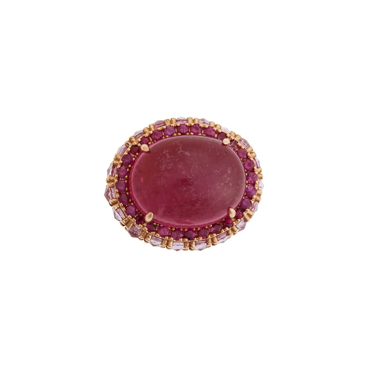 Tourmaline Rose Ring, Rings, Ileana Makri