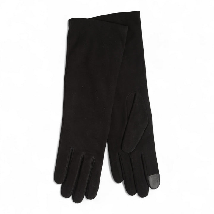 Celia Suede Gloves Noir
