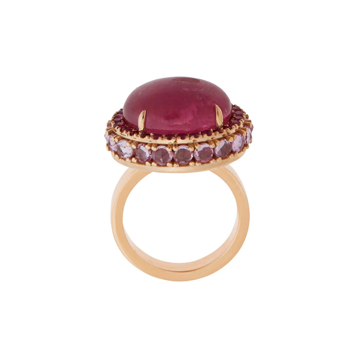 Tourmaline Rose Ring