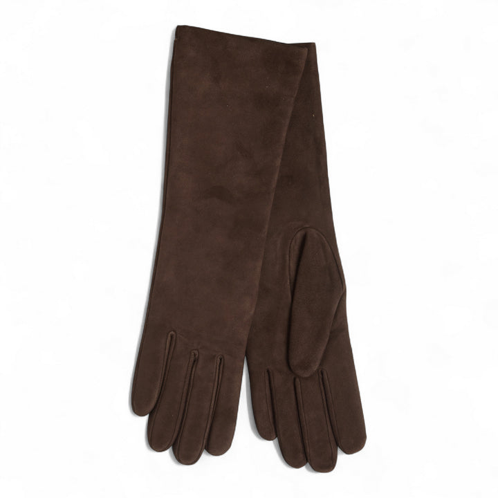 Celia Suede Gloves Mocha