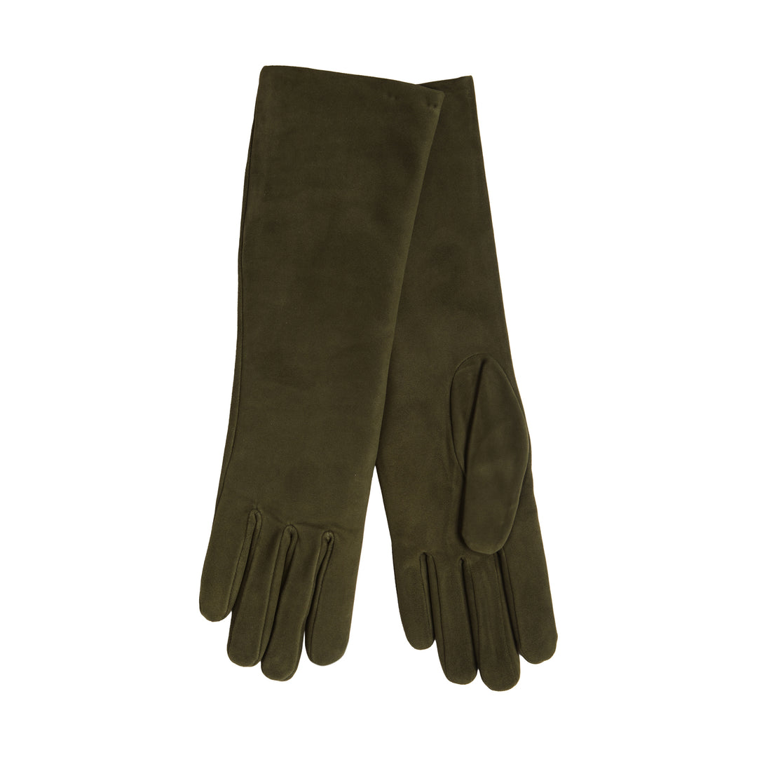 Celia Suede Gloves Olive