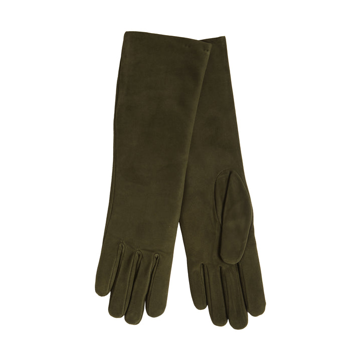 Celia Suede Gloves Olive