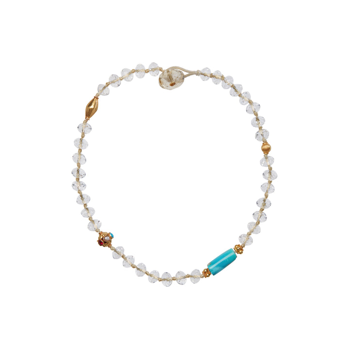 Wanderlust Crystal Anklet