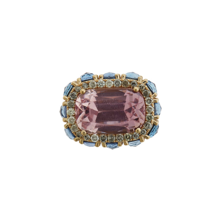 Kunzite Cushion Harmony Ring, Rings, Ileana Makri