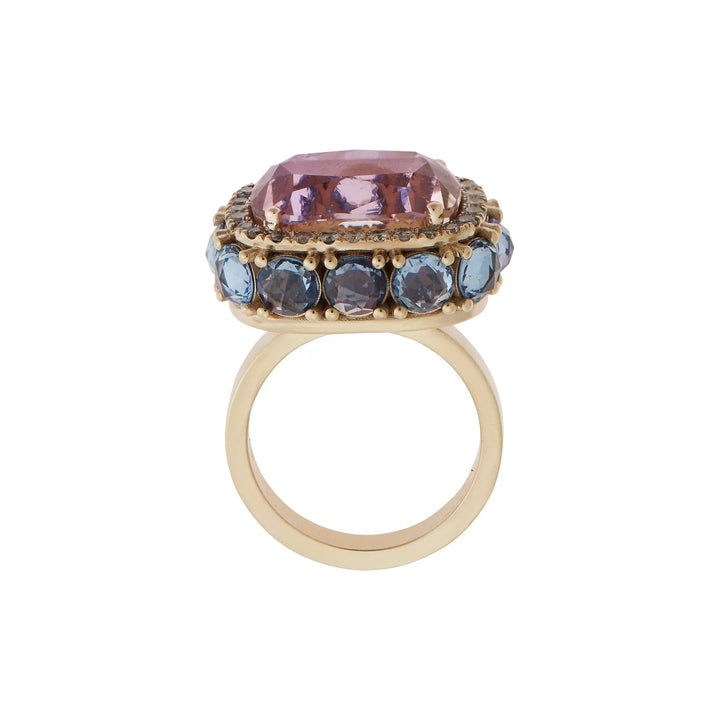 Kunzite Cushion Harmony Ring, Rings, Ileana Makri