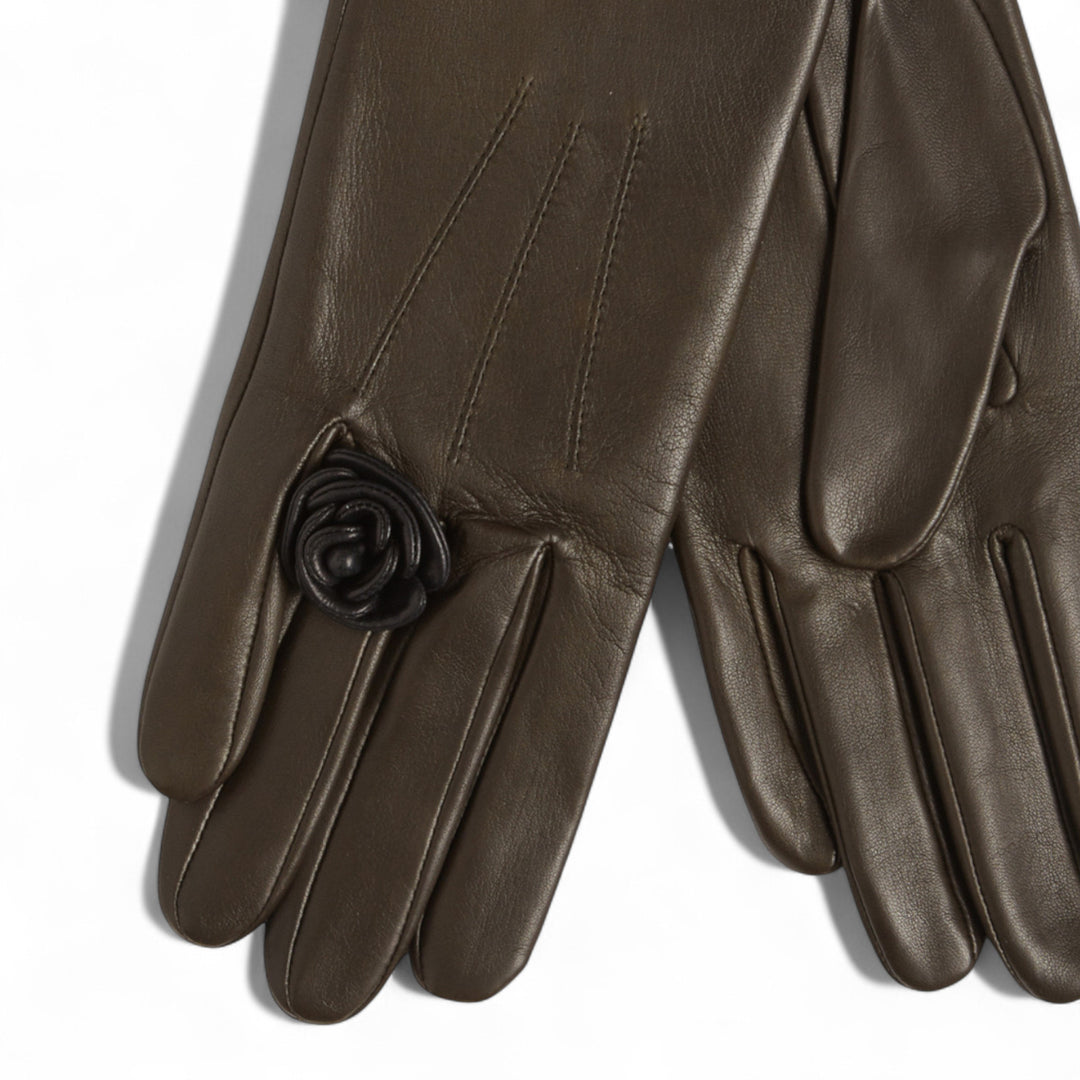 Cameabague Gloves Khaki Noir