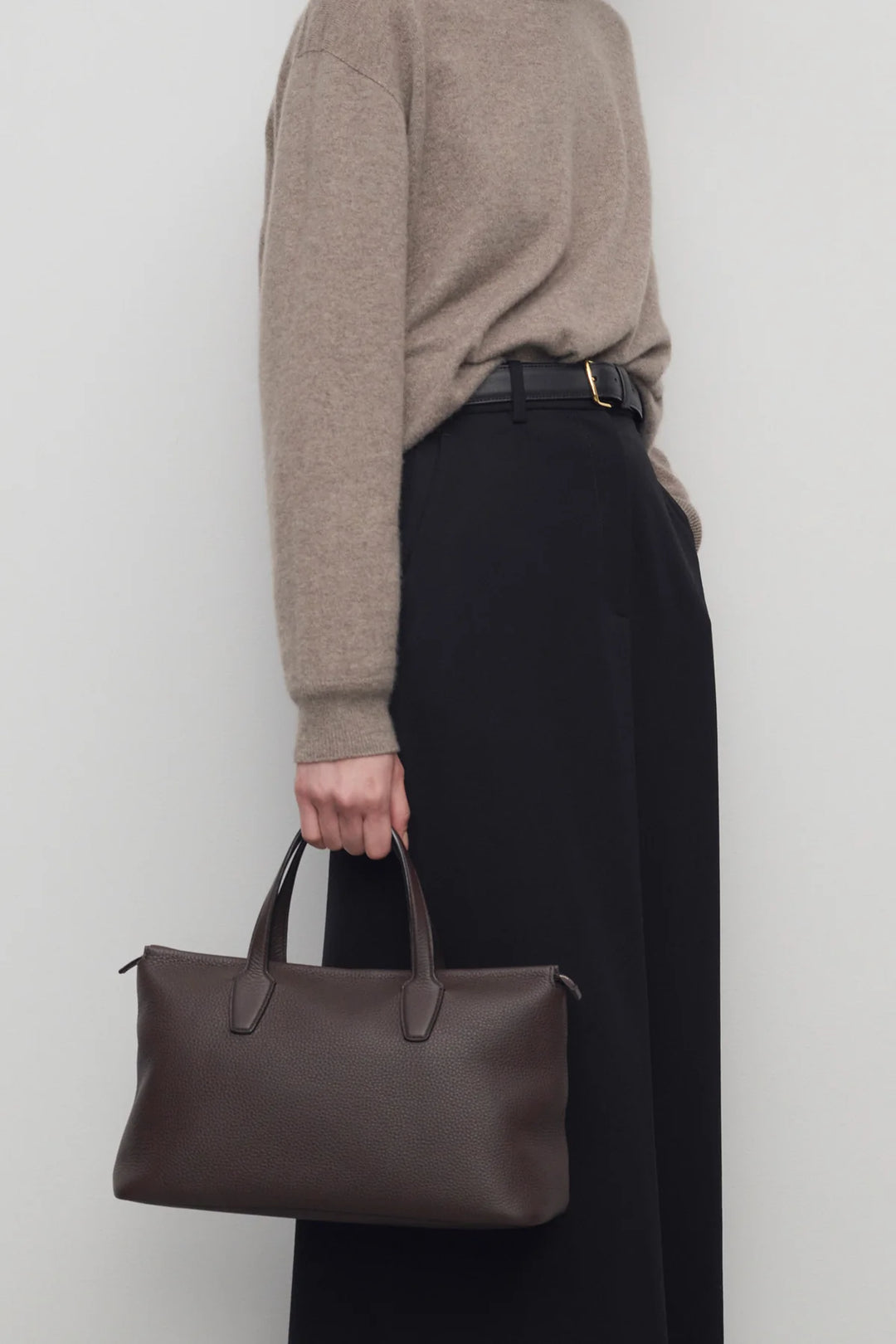 Marcel Bag in Deep Brown Leather