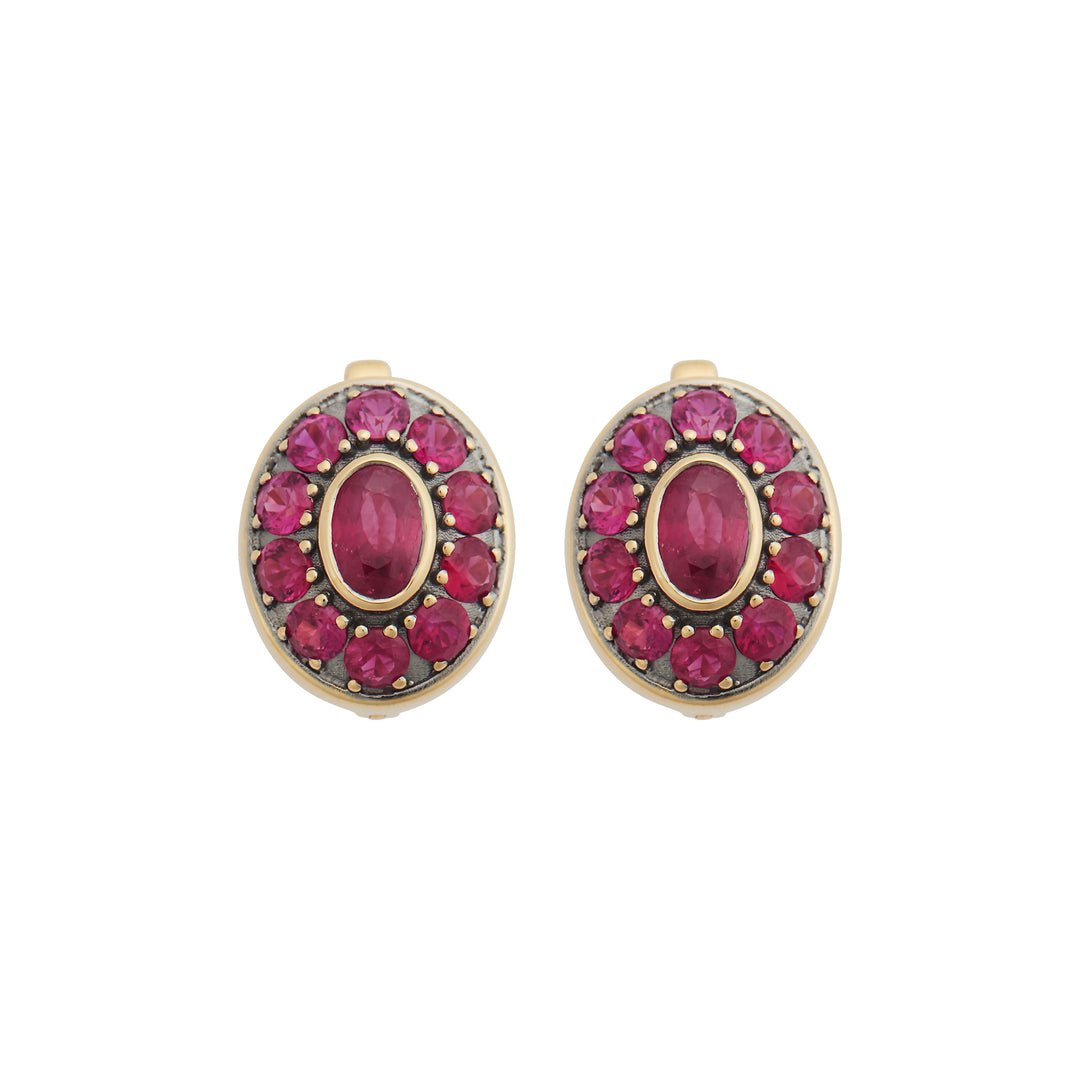 Repose Ruby Earrings