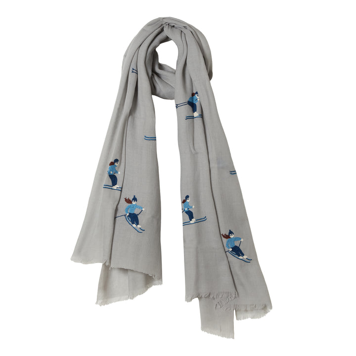 Ski Scarf Grey