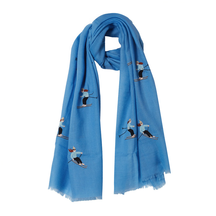 Ski Scarf Blue