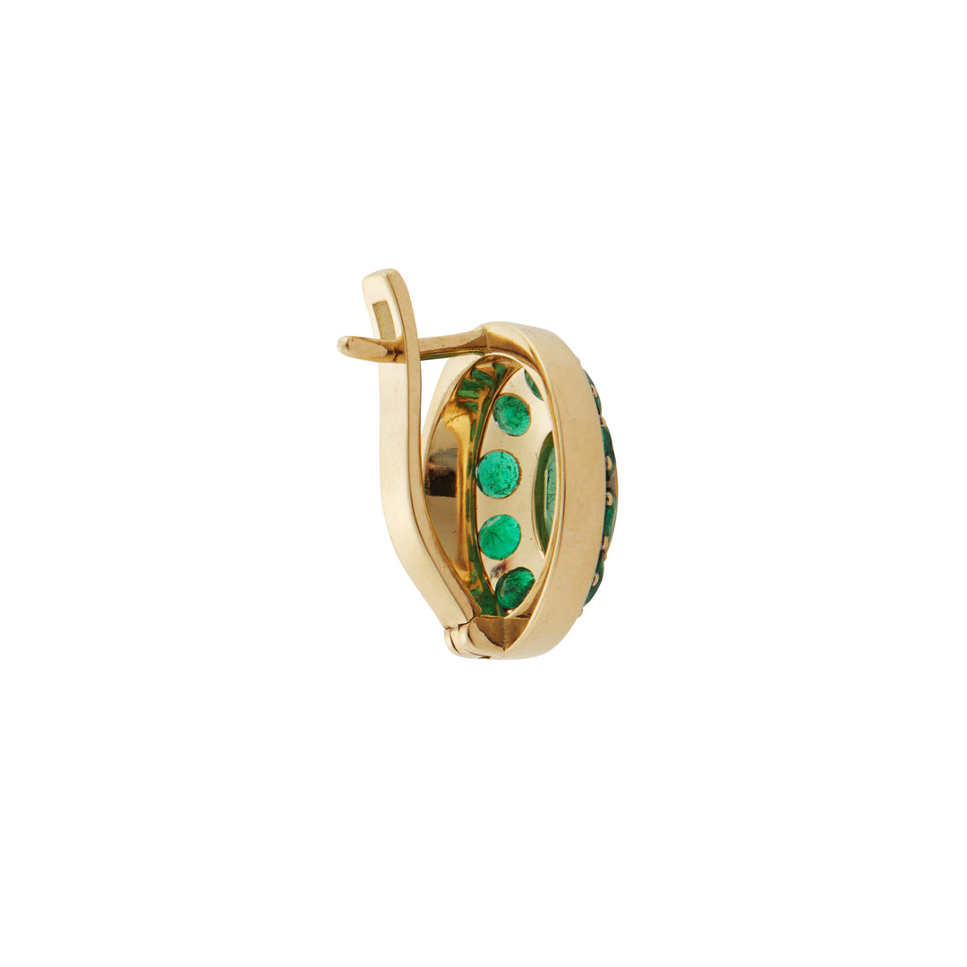 Repose Emerald Earrings, Earrings, Ileana Makri