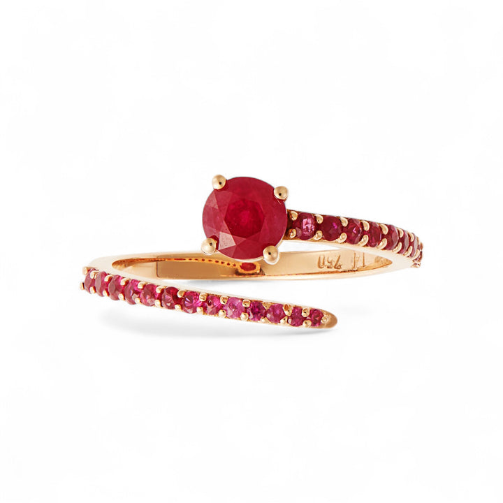Grass Seed Ring Ruby