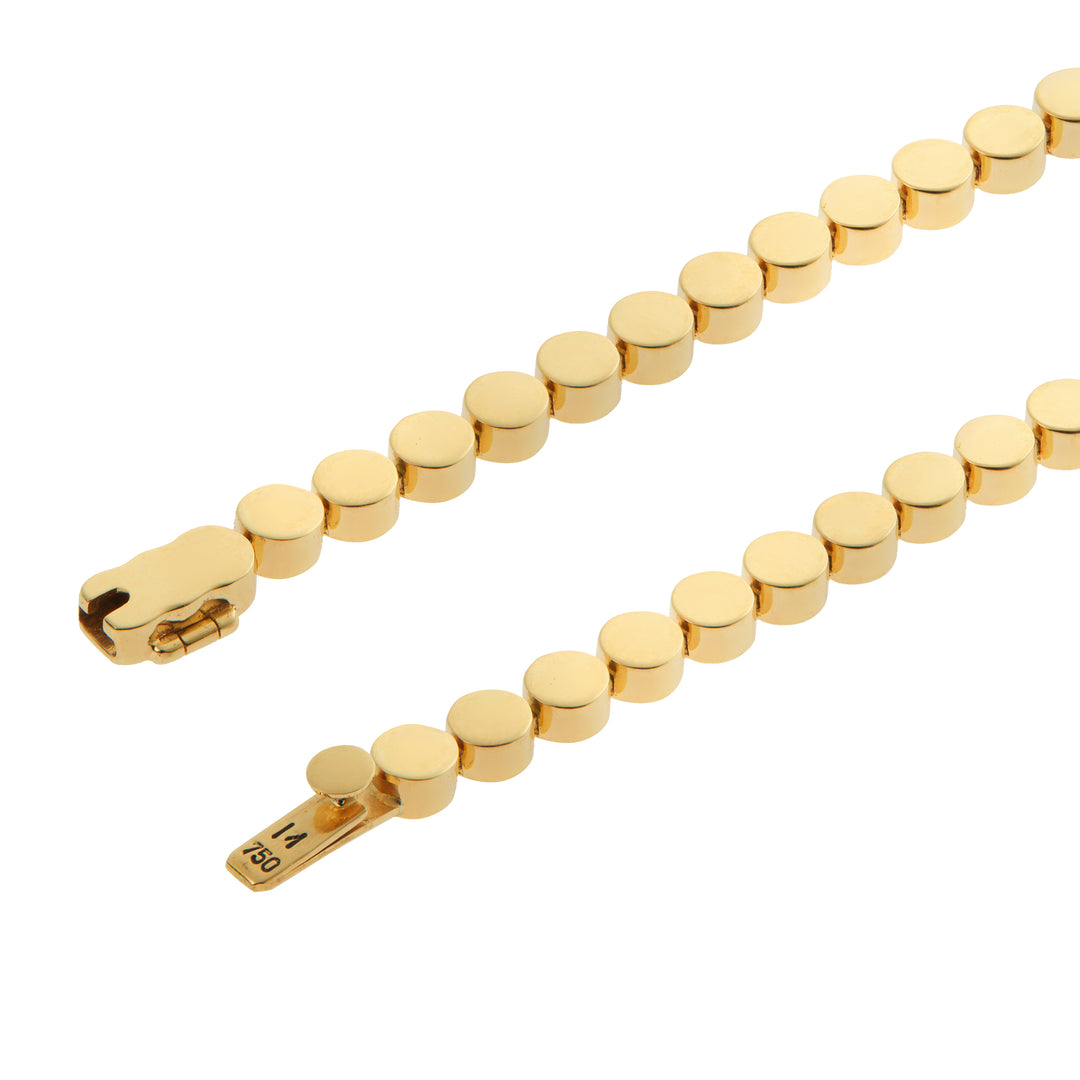 Single Diamond Ripple Bracelet Y-D - Cascade - Ileana Makri store