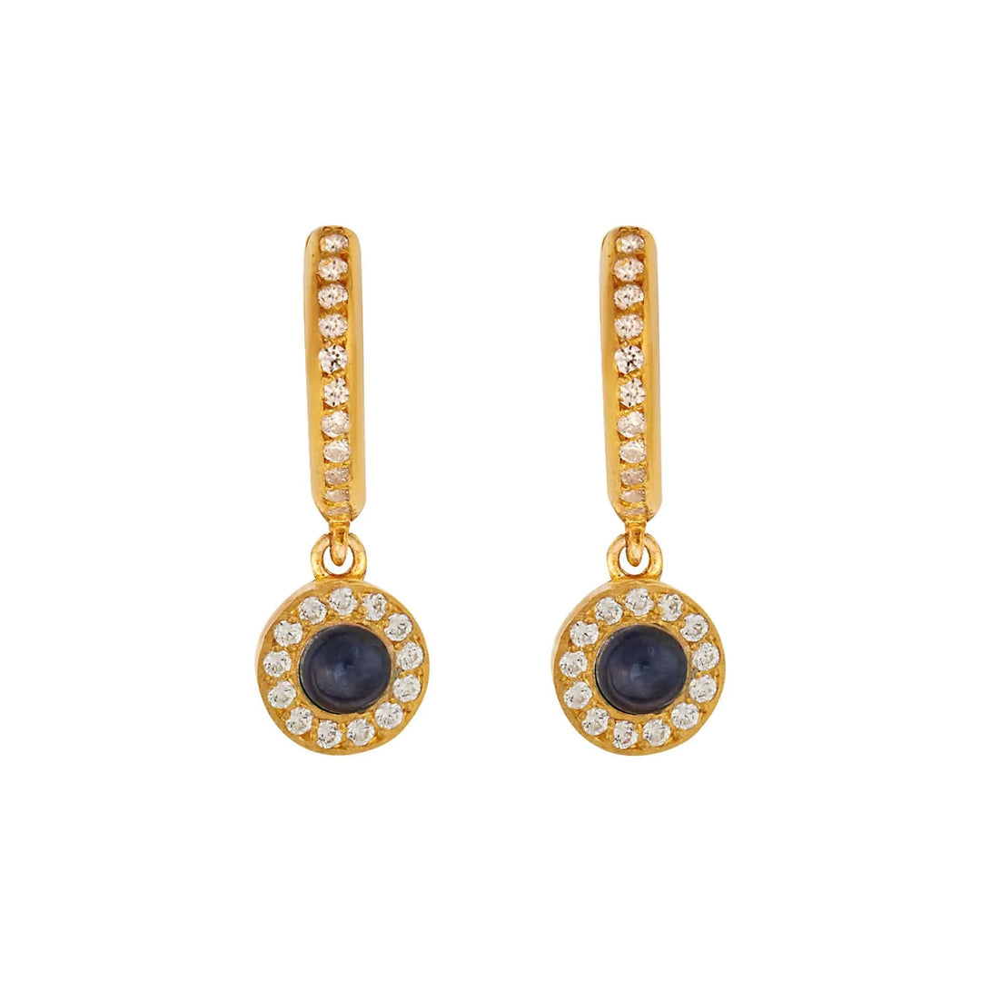 Kyanite Sun Midi Hoops - Eye M by Ileana Makri