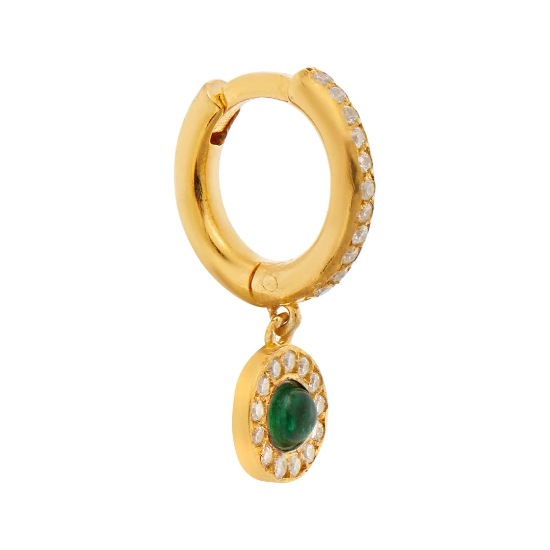 Agate Sun Midi Hoops - Eye M by Ileana Makri