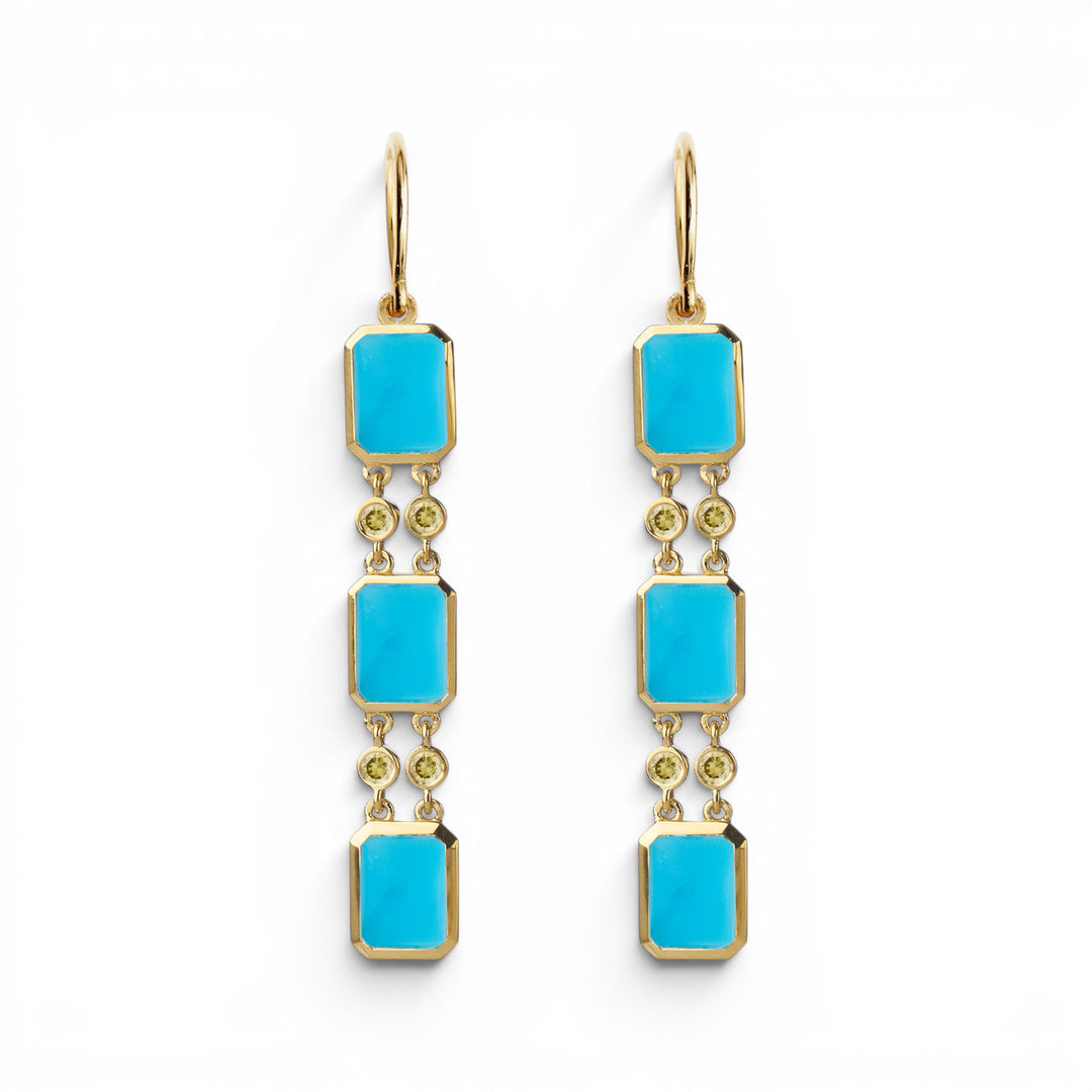 Sofia Turquoise Drops