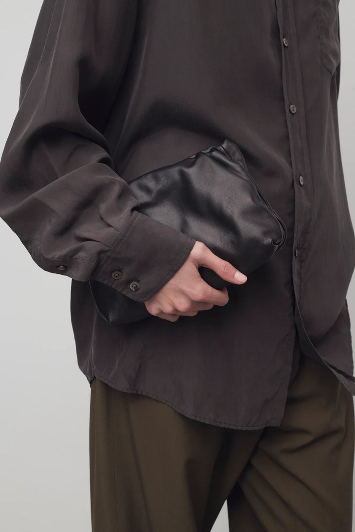 Bourse Clutch in Black