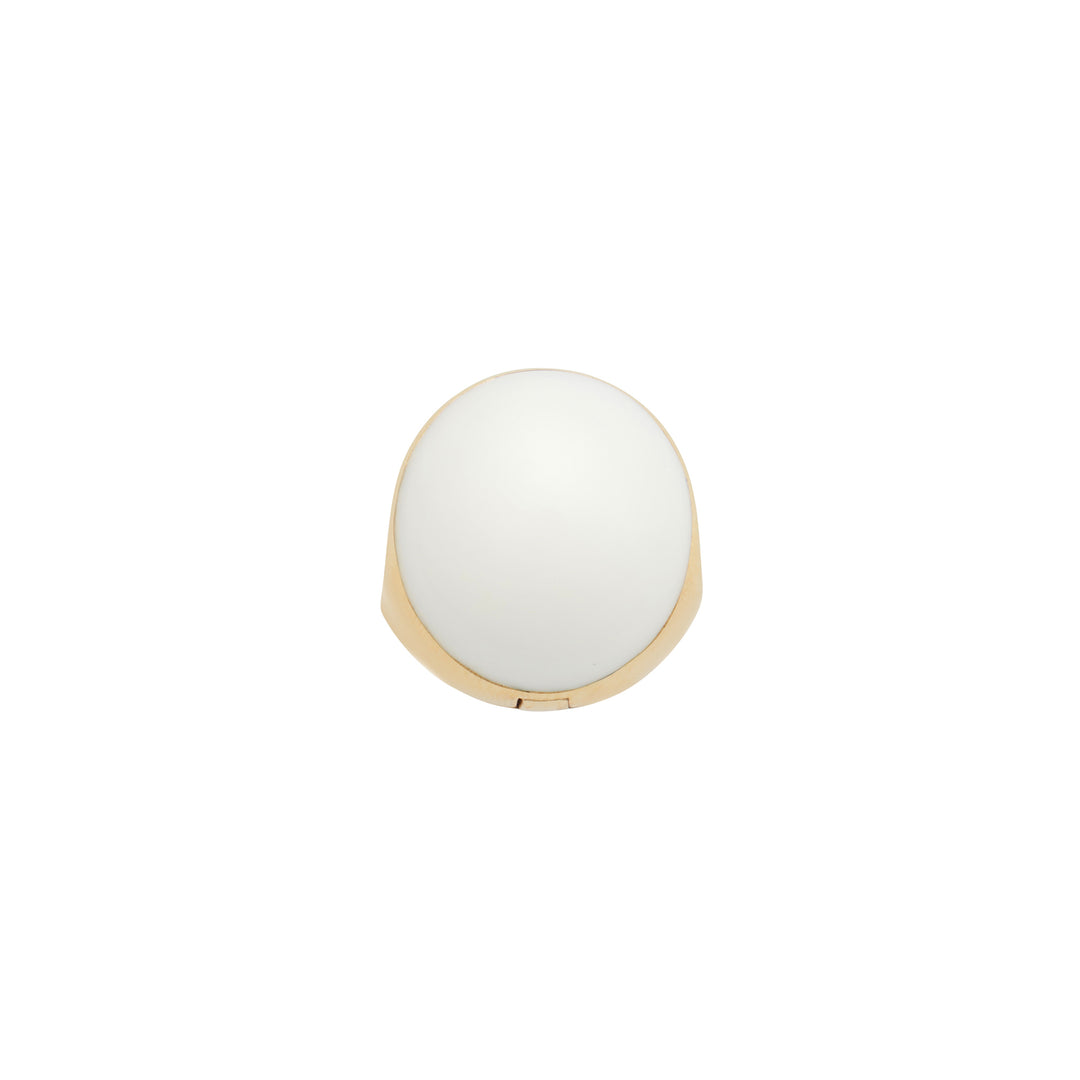 Aurora White Orb Earrings