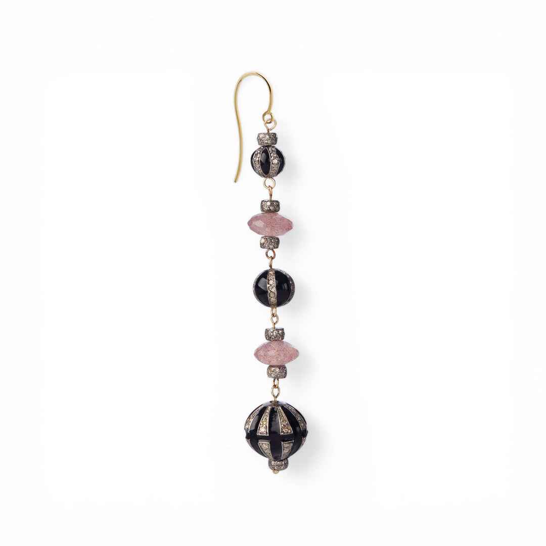 Globetrotter Caravan Noir Earrings