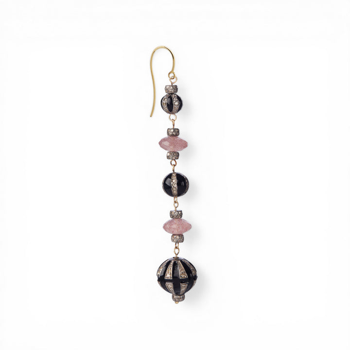 Globetrotter Caravan Noir Earrings