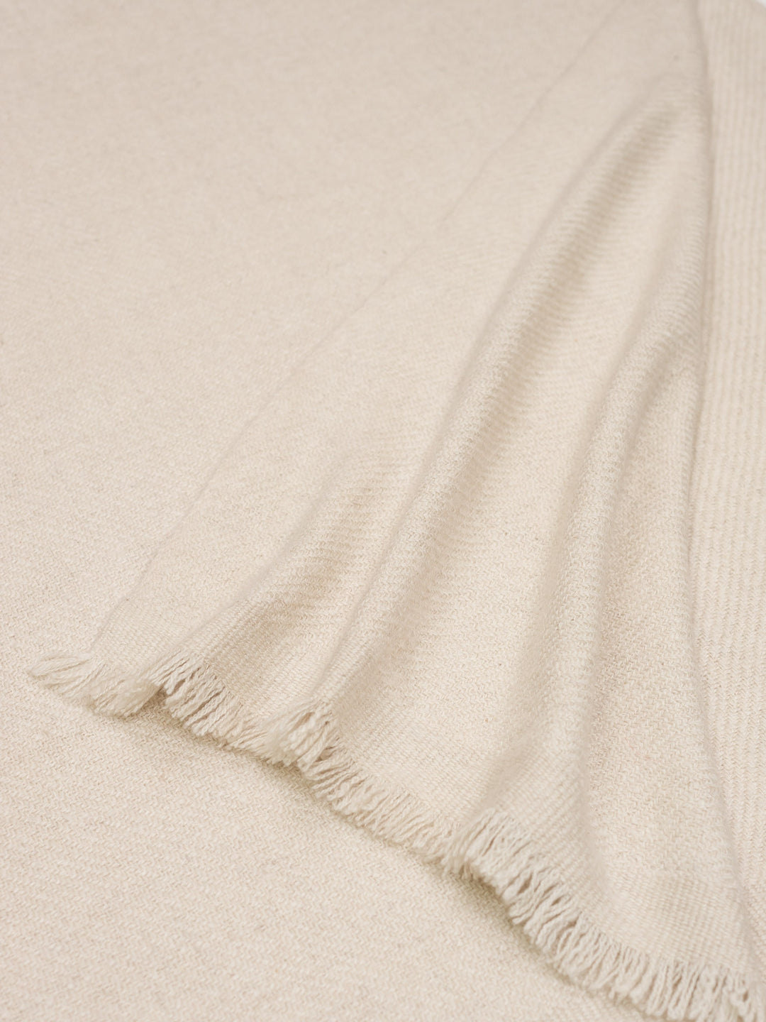 Mia Cashmere Blanket Ivory