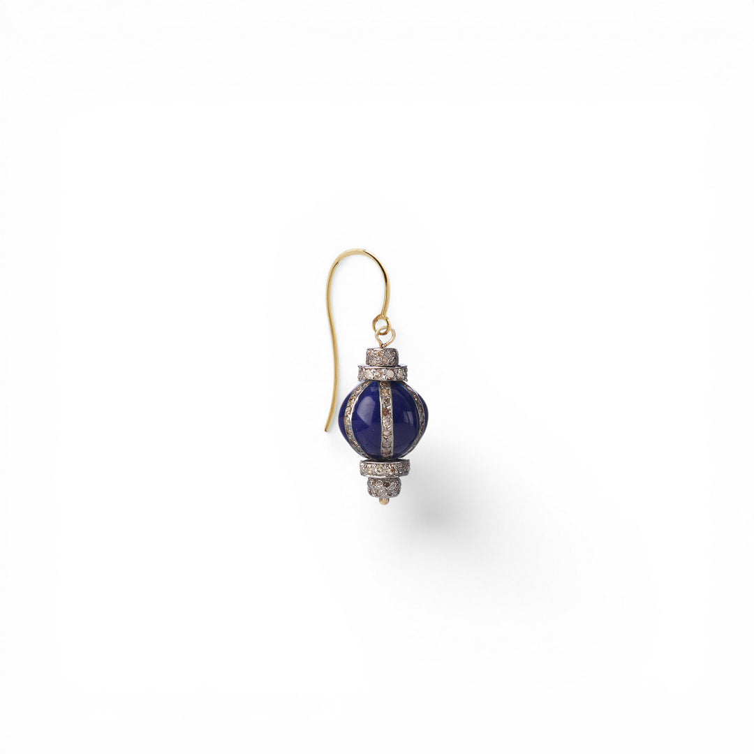 Globetrotter Blue Orb Earrings