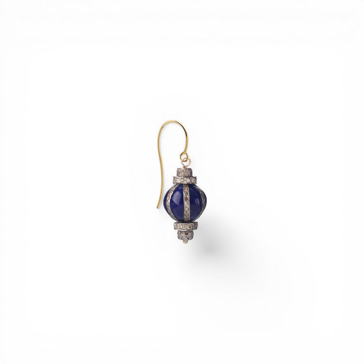 Globetrotter Blue Orb Earrings
