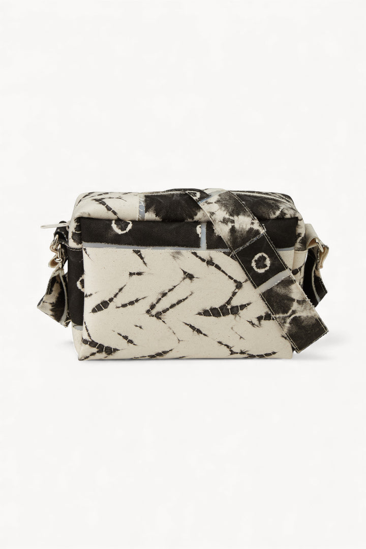 Shibori Denim Long Strap Bag