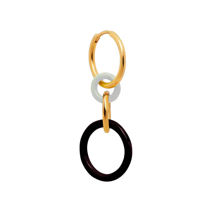 Hula Hoop Black & White - Eye M by Ileana Makri